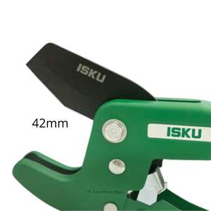 Coupe-tube PVC manuel rotatif ISKU de haute qualité, 42 mm, poignée en alliage d'aluminium, lame SK5, coupe-tube industriel robuste et léger - Product Image 3