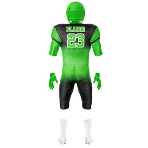 Tenue d'équipe de football américain haut de gamme unisexe respirante, personnalisable avec nom et numéro d'équipe, en twill, pour la personnalisation OEM - Product Image 3