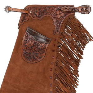 Customizable <b>Leather</b> <b>Chaps</b> Suitable for <b>Men</b> Women Perfect for Bikers Horse Riders Customized <b>Leather</b> <b>Chaps</b> For Sale - Product Image 2