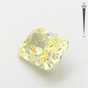 Diamant de laboratoire CVD certifié IGI, taille Radiant, 1,93 carats, couleur Jaune Fantaisie, clarté VS1, LG 792671989, ROYAL GEMS pour bijoux - Product Image 4