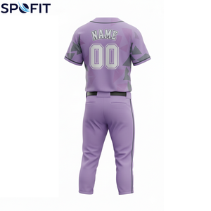 Ensemble d'uniformes de baseball sublimés sur mesure, fabricant en gros, respirant, séchage rapide, logo d'équipe personnalisé, nom et numéro du joueur - Product Image 3