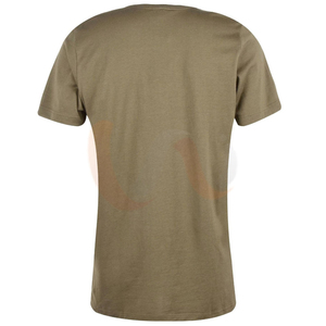 เสื้อยืดพิมพ์ลาย PUFFIN SPORTS OEM ODM สำหรับผู้ชาย สีดำ แขนสั้น คอกลม ผ้าเจอร์ซีย์คอตตอน พิมพ์ลายลำลอง ทรงปกติ - Product Image 5