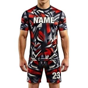 Tenues d'équipe personnalisées avec logo, design par sublimation, uniformes de volley-ball à séchage rapide, respirants, 100% polyester, ensemble de maillots de volley-ball pour hommes et femmes - Product Image 1