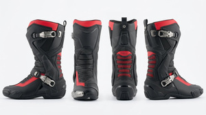 Pro Felt Safety Footwear Motorcycle Riding <b>Boots</b> Anti-Slip Protective Racing Shoes Breathable Waterproof Motorbike Safety Gear - Product Image 2