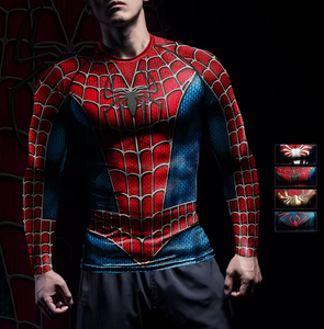 Camiseta transpirable para hombre, ropa de entrenamiento atlético de compresión de manga larga para MMA, BJJ, boxeo, gimnasio, fitness - Product Image 4