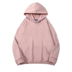 <b>Men's</b> <b>Navy</b> Blue Hooded Sweatshirt Regular Fit <b>Fleece</b> Casual Winter Wear Pocket Design Knitted Solid Color 100% Cotton - Product Image 3