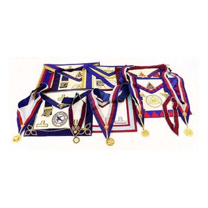 Collar Masónico NESTA SPORTS de Terciopelo Azul, Bordado Dorado Hecho a Mano, Gancho de Cadena, Collar Clásico para Ceremonia de Logia - Product Image 2