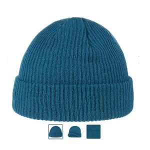 Top New Style Custom Logo Embossed Jacquard Winter <b>Beanie</b> Cap with Button Breathable <b>Waterproof</b> Unisex All Colors Street - Product Image 6