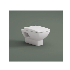 Toilette en céramique monobloc au design moderne cuvette de toilette ronde en céramique toilette suspendue au mur - Product Image 2