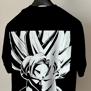Camiseta de punto estampada de poliéster para hombre, cuello en V, manga corta, de secado rápido, ecológica, estilo urbano, proveedor, sublimación personalizada - Product Image 3
