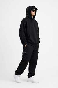 ONETEN APPAREL Conjunto Deportivo para Hombre, Color Verde Oliva, con Cierre de Media Cremallera, Estampado, Manga Larga, Estilo Deportivo Casual, Transpirable, de Algodón y Poliéster, para Otoño - Product Image 4