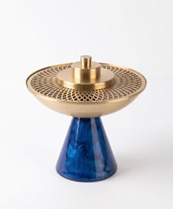 Quemador de Incienso Artesanal de Metal y Resina para Decoración del Hogar, Aromaterapia, Incienso Oud, Quemador de Incienso de Lujo para Mesa - Product Image 4