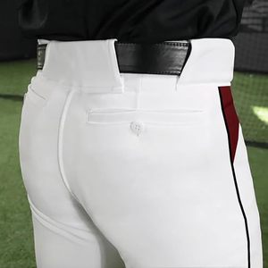 กางเกงเบสบอลมืออาชีพเสริมเข่าอย่างดี OEM ทรงสปอร์ตสำหรับทีม กางเกงเบสบอลแบบเรียบ ทนทาน เหมาะสำหรับกีฬา - Product Image 2