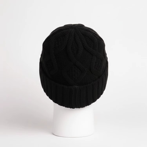 Unisex striped beanie hat Black yellow knitted <b>winter</b> <b>cap</b> Casual style for adults High quality <b>winter</b> wear - Product Image 2