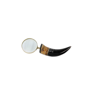 Lupa de Lectura de Cuerno Natural Hecha a Mano, Estilo Vintage, 7 Pulgadas, Aumento 3X-5X, Decoración de Escritorio Antigua, Mango Clásico, OEM - Product Image 3