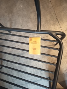 Modern Metal <b>Dining</b> <b>Chair</b> Minimalist Design Stable indoor Furniture - Product Image 5