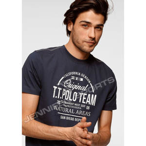 T-shirts de sport pour hommes personnalisés pour la course en extérieur, 100 % coton jersey, respirants, séchage rapide, vente en gros, dernières nouveautés - Product Image 5