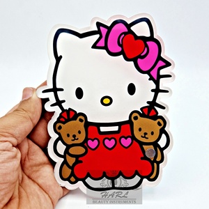 Plateau à cils en acrylique Hello Kitty Valentine Teddy Bear, pinces à épiler durables, forme personnalisable, outil de beauté, plateau pour extensions de cils - Product Image 6