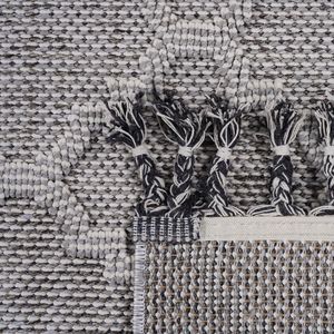 LOOM and LUXE 2X8 ชุดพรมปูพื้นในร่ม/กลางแจ้งสีขาว/เทา - Product Image 6