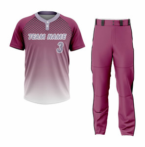 Uniforme de Béisbol con Impresión Digital Personalizada, Jersey Rojo y Negro para Hombre, Manga Corta, Transpirable, de Secado Rápido, Poliéster, Nombre del Equipo 00 Frontal - Product Image 3