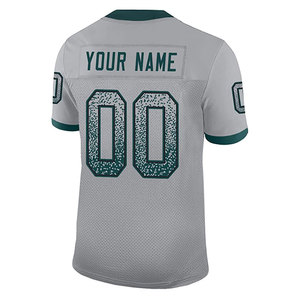 OEM Customized American Football Jersey Sportswear Short Sleeve 100% Polyester Quick Dry Breathable American Football Jersey - Product Image 4