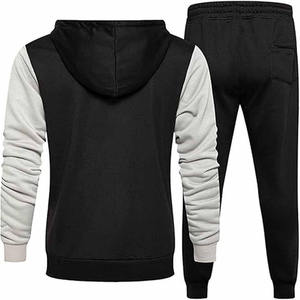 Conjunto Deportivo para Hombre, Corte Ajustado, 2 Piezas, Algodón Transpirable, Cierre Frontal con Cremallera, Invierno, Casual, Entrenamiento, Exportación 2026 - Product Image 2