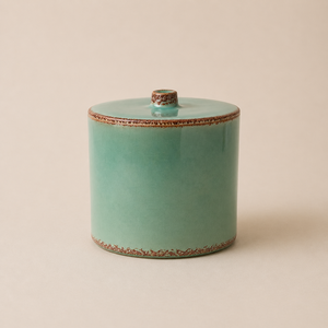 Elegant Ceramic Canister Set Wooden Lid Floral Motif Airtight <b>Kitchen</b> <b>Storage</b> Jars Artisan Countertop Organizer - Product Image 5