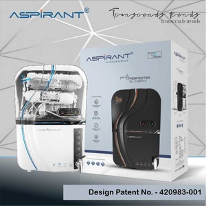 Sistema de Purificación de Agua por Ósmosis Inversa Eléctrico Premium Transparente Blanco y Negro Aspirant, con Filtro de Sedimentos y Carbón, Portátil, de Plástico - Product Image 4