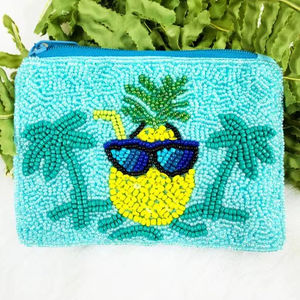 Porte-monnaie luxueux à perles, élégant, fait main, petit portefeuille au meilleur prix - Product Image 1