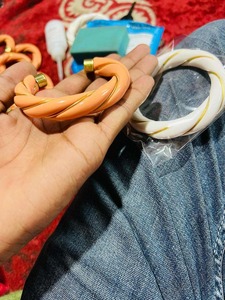 Bracelet en résine fait main, écologique, ALTAMASH CRAFT, transparent, finition lisse, léger, à porter au quotidien - Product Image 1