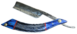 New Handmade Custom Steel Straight Edge Throat Shaving <b>Razor</b> with Ram Horn Handle for Barber Salon Hair removing for <b>Man</b> - Product Image 2