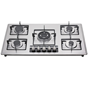 <strong>Professional</strong> 90cm 5-Burner <strong>Gas</strong> <strong>Stove</strong> Stainless Steel Built-In A-Class LPG Battery Household Electric Metal Knobs Hotel Kitchen - Product Image 3