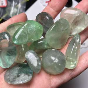 ขายส่งหินฟลูออไรต์สีเขียวธรรมชาติคุณภาพสูง เกรดพรีเมียม หินโรโดไนต์สำหรับทำเครื่องประดับผู้หญิง - Product Image 1
