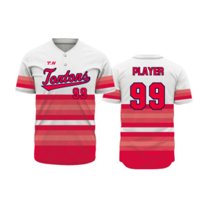 Jersey de Béisbol con Logotipo del Equipo Deportivo, Aplique Bordado, Jersey de Béisbol y Sóftbol Auténtico, Color Personalizado - Product Image 3