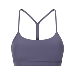 Sujetador Deportivo de Secado Rápido, con Soporte Alto, Tirantes Ajustables, Forro Suave, Escote en V, Almohadillas Extraíbles, para Gimnasio y Pilates, con Logotipo Frontal - Product Image 4
