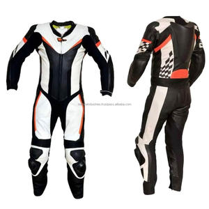 Traje de Cuero Impermeable Personalizado para Motocicleta, Traje de Cuero Protector para Carreras, Traje de Cuero de Una Pieza para Motocicleta, Pantalón y Chaqueta - Product Image 4