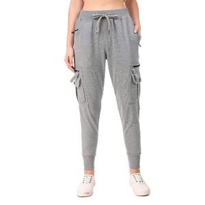 2025 gran oferta ropa deportiva pantalones Casual invierno mujer gimnasio pantalones de chándal gimnasio mujeres Joggers pantalones mujeres señoras Cargo pantalón para la moda - Product Image 2
