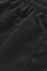 กางเกงขาสั้นผู้ชายแบบสั่งทำพิเศษ ผ้าหนา ทรงหลวม สไตล์สตรีทแวร์ ลายเรียบ สไตล์ลำลอง สไตล์ฮิปฮอป กางเกงขาสั้นผ้าตาข่าย - Product Image 3