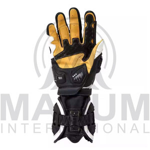 Gants de moto en cuir véritable à prix de gros, imperméables, compatibles écran tactile, antidérapants, pour cyclisme et activités de plein air en hiver - Product Image 3