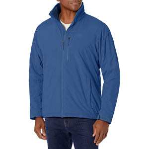 Chaqueta Deportiva Azul para Hombre de Alta Calidad al por Mayor, Cortavientos Resistente al Agua, Chaqueta Softshell con Cremallera Completa para Senderismo y Entrenamiento al Aire Libre - Product Image 2