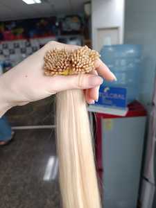 มัดผมตรงสีบลอนด์ลอนผมลอนหลวมผมดิบ - Product Image 2