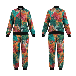 <b>Women</b> Tropical Sublimation Sports Tracksuit - Product Image 1