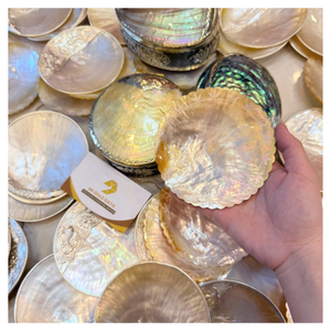 แผ่นมุกธรรมชาติขัดเงา รูปทรงกลม/วงรี บรรจุภัณฑ์กล่องสำหรับทำเครื่องประดับ - CARYLN - Product Image 5