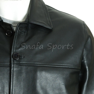 New Arrival <b>Sheepskin</b> Leather <b>Jacket</b> for Men Fashionable Custom Logo Manufacturer Direct sale Leather <b>Jackets</b> - Product Image 3