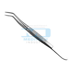 Pinces à pansements droites à bout arrondi 15 cm, pinces chirurgicales pour tissus, pinces à pansements et à tissus standard en coton 14 cm, haute qualité - Product Image 5