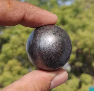 Natural Shungite Sphere <b>Crystal</b> <b>Ball</b> Polished Stone Figurine for Home Decor Business Gift - Product Image 5