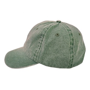Casquettes de papa non structurées à 6 panneaux, design personnalisé, délavées à l'acide, effet vieilli, avec sangle métallique, style vintage délavé - Product Image 3