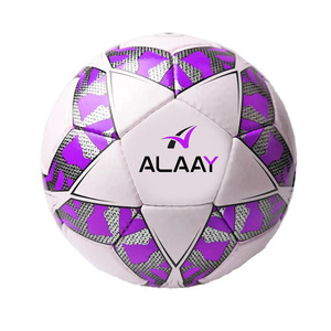 Custom High Quality Size 5 Soccer Ball Hand Stitched PU Leather Training Football Ball Sports Racing <b>Match</b> Use - Product Image 5