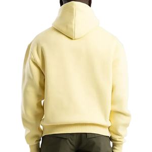 Sweat-shirts à capuche surdimensionnés épais et lourds en coton 100% de haute qualité 500 g/m², brodés, à épaules tombantes, personnalisés pour l'hiver - Product Image 4