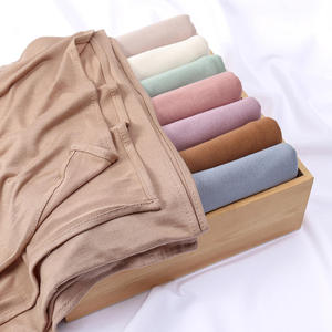 Hijabs en jersey de coton de haute qualité pour femmes, longs foulards en modal, écharpes de haute qualité, turban pour femmes musulmanes 170*60cm 160g - Product Image 2